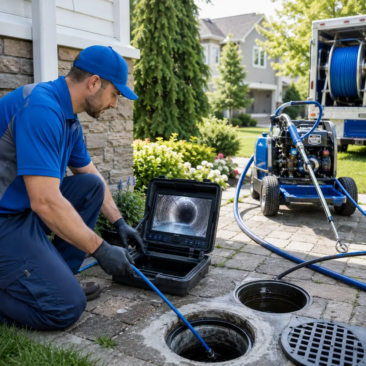 Outdoor drain cleaning professionals serving Brantwood, WI