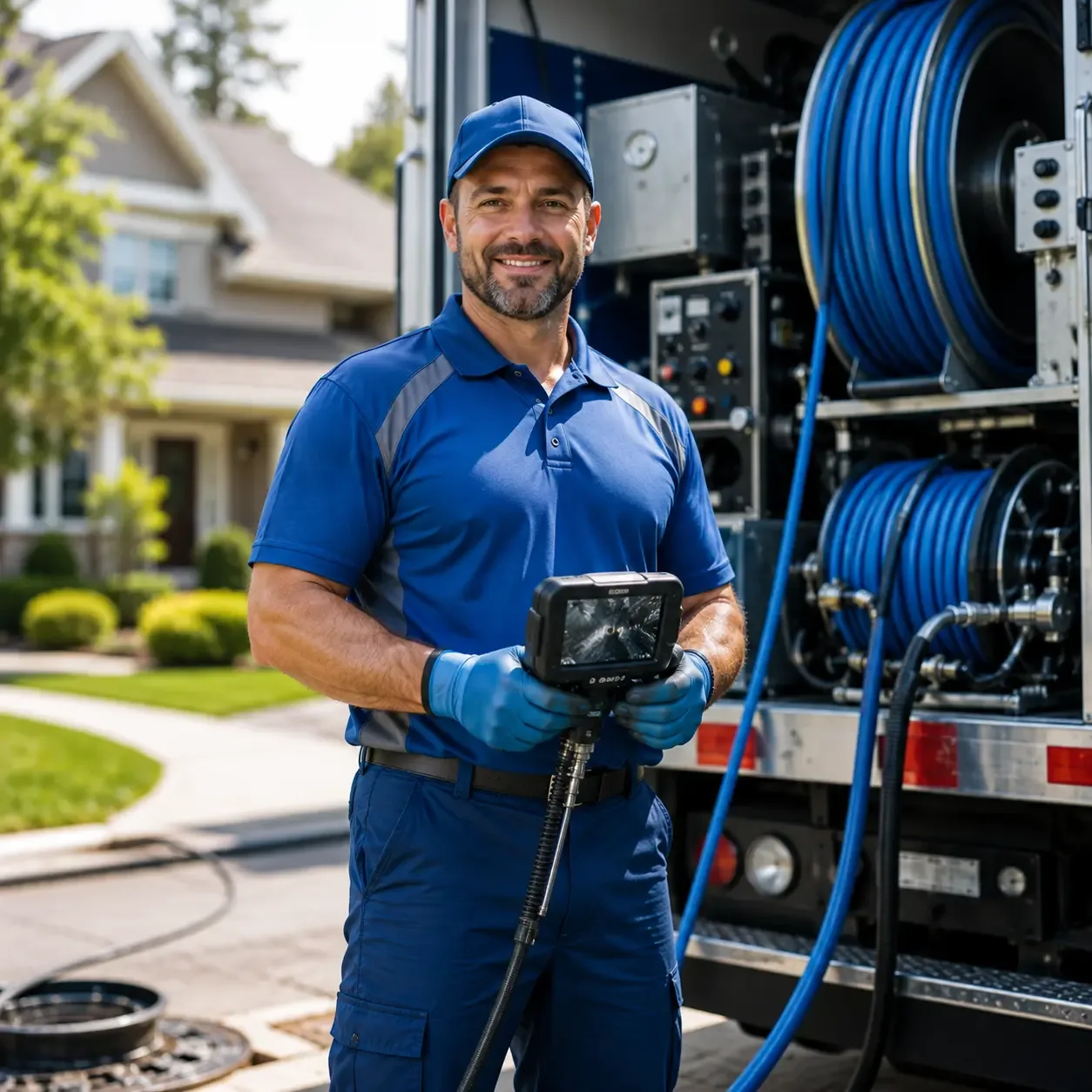 Local outdoor drain cleaning specialists in Brantwood, WI